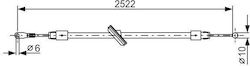 Bosch Handbrake Cable Bosch Handbrake Cable