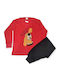Natura Kids' Pajamas Red, Black