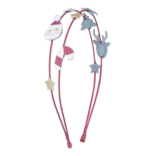 Mimi & Lula Santa & Rudolph Double Alice Headband