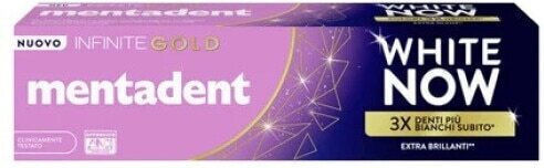 Toothpaste Mentadent White Now Infinite Gold 75ml