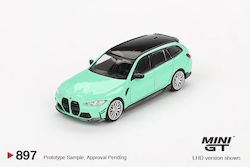 Mini GT 1/64 2022 Bmw M3 Touring G81 M Performance Verde Mentă #897