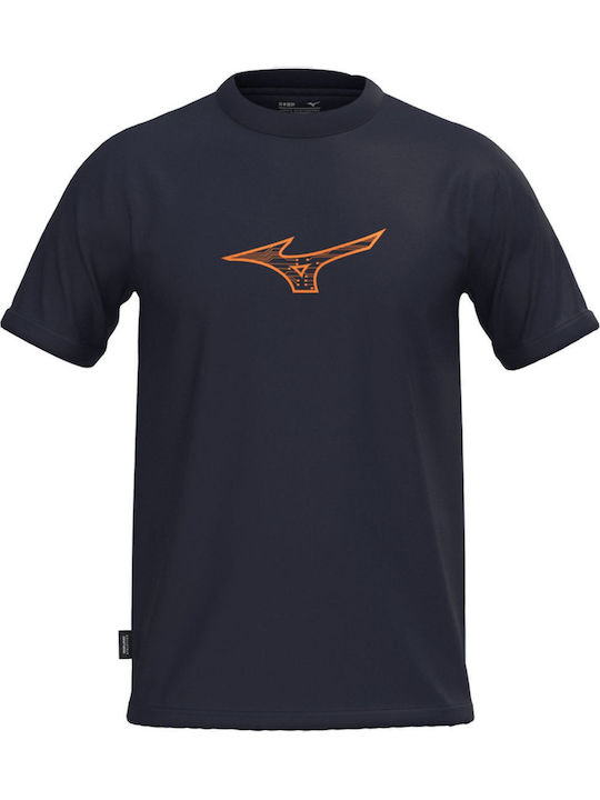 Mizuno Athletics Sportliches T-Shirt Baritone Blue