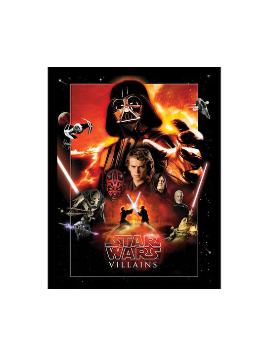 Star Wars Villains Wooden Framed 30x40cm Print Fp14484p