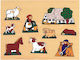 Puzzle Pegged Fermă D21c