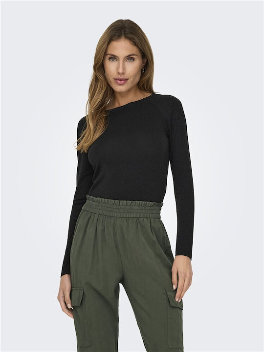 Jdy Women's Blouse Long Sleeve Black
