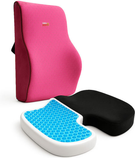 Linomag Μαξιλάρι Καθίσματος με Memory Foam σε Μαύρο χρώμα
