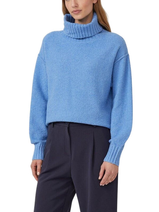 Women's Sweater Turtleneck Light Blue