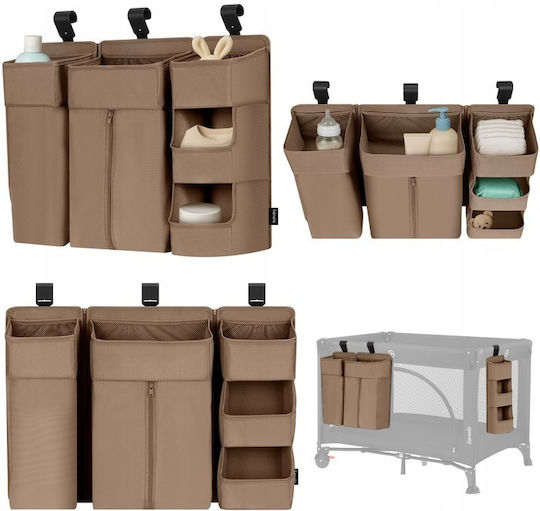 Lionelo Baby Crib Bumper Beige