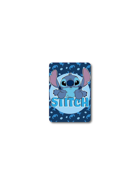 Disney Κουβέρτα Fleece Stitch Blue 140x100εκ.