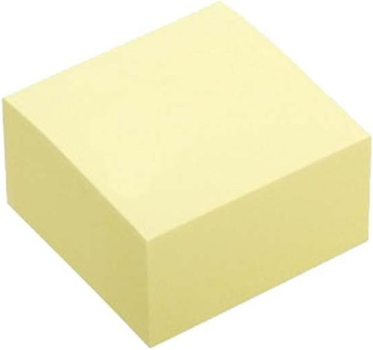 441643 Yellow Sticky Memo Pads 7.6x7.6cm 400 Sheets Pieces