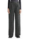 Women's Fabric Trousers Black