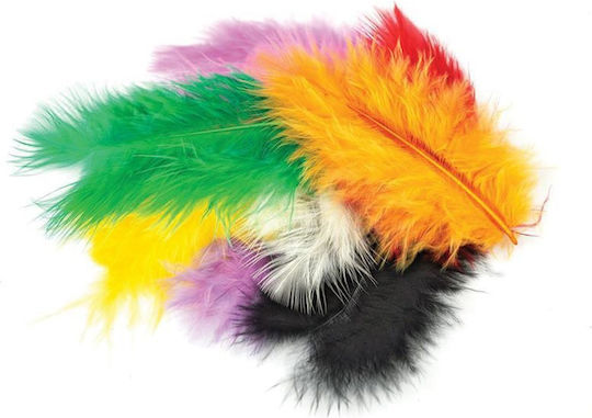 443288 Pene Marabou Diverse Culori 8-10 cm Buc