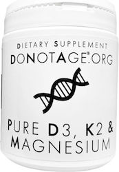 DONOTAGE Pure D3, K2 & Magnesium 30 κάψουλες DONOTAGE Pure D3, K2 & Magnesium 30 κάψουλες