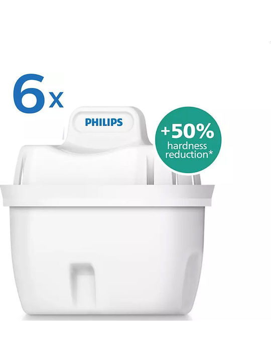 Philips Water Filter Replacement for Pitcher 6pcs