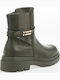 Stiefeletten Damen Grün