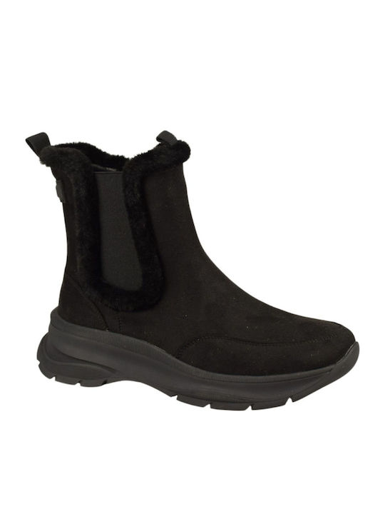 Stiefeletten Damen Schwarz