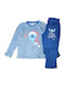 Disney Winter Women's Pyjama Set Blue Lilo & Stitch
