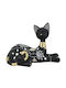 Marhome Decorative Cat Polyresin 15-50216 23.5x11x15.5cm 1pcs