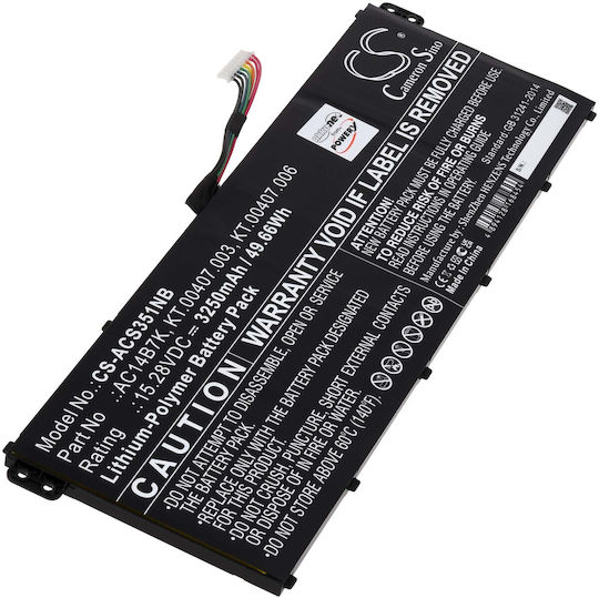 Kompatible Batterie für Acer Anstreben / Chromebook Acer Swift 3 SF314, Spin 5 SP515, Nitro 5 AN515
