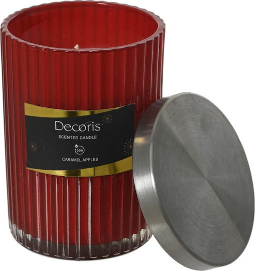 Decoris Lumânare Aromatică În Borcan Roșie 170gr