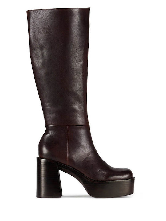 Jeffrey Campbell Γυναικείες Μπότες Καφέ