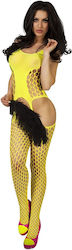 Bodystocking Chilirose Cr 3282 Neon Yellow Size S M