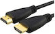 Redline Cable HDMI male - HDMI male 3m Μαύρο