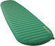 Thermarest Trail Pro Self-Inflating Single Camping Sleeping Mat 196x64cm Thickness 7.6cm in Green color