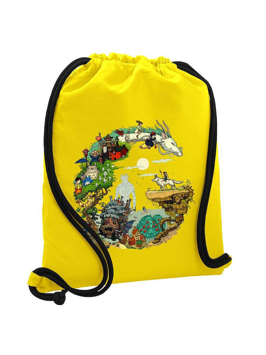 Koupakoupa Studio Ghibli Gym Backpack Yellow