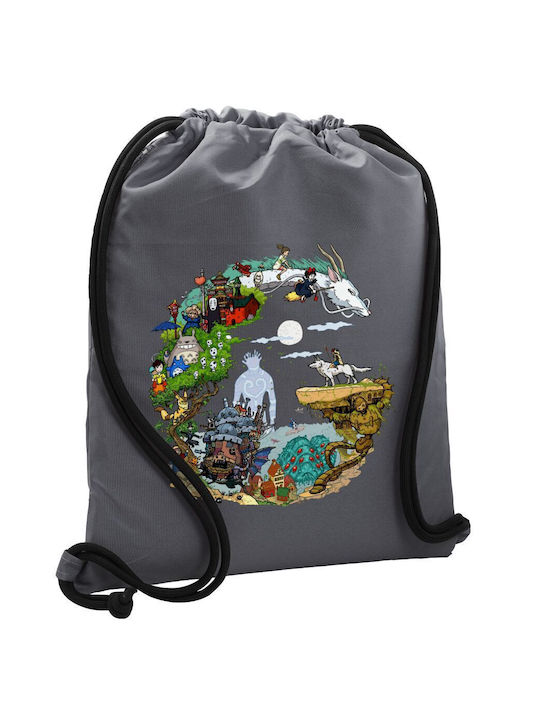 Koupakoupa Studio Ghibli Gym Backpack Gray