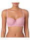 Balconette Pink Sutien cu căptușeală ușoară & cu Baloane