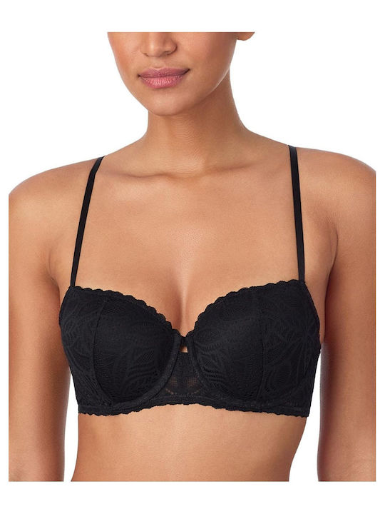 Balconette Balconette Bra with Light Padding Underwire Black