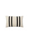 Broste Copenhagen Decorative Pillow Case Black Beige 40x60cm