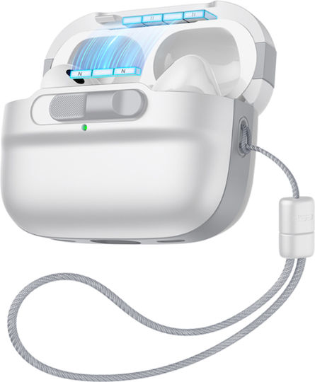 ESR Pulse Magnetic Flicklock Θήκη Πλαστική σε Λευκό χρώμα για Apple AirPods Pro 3