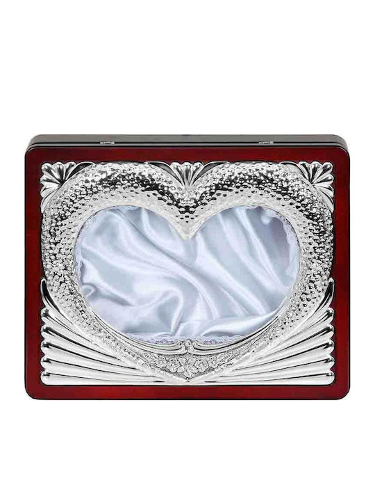 Geschmiedet Hochzeitskronen-Etui Herz Weiß
