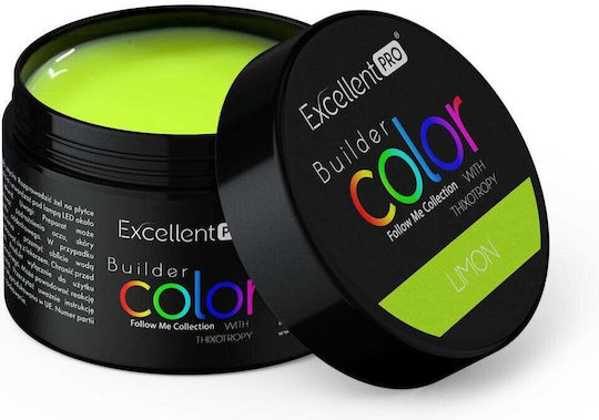 Excellent Pro Builder Gel Νυχιών Κίτρινο 15gr