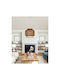 Sun Light Pendant Light Brown with Rope