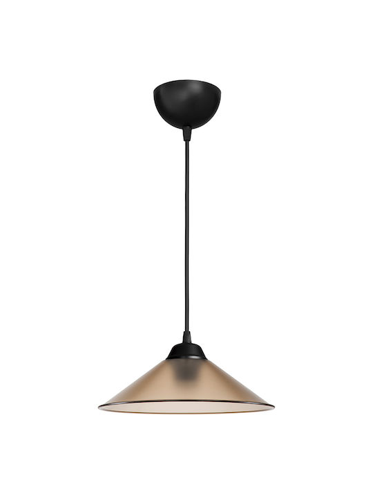 Heronia Pendant Light Honey with Socket E27 22x22cm