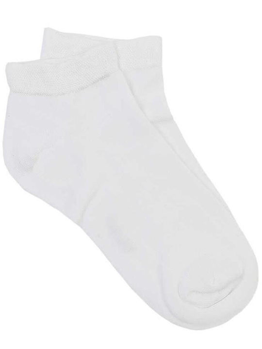 Juan Raul Herren Einfarbige Socken Weiß 1Pack