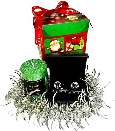 Secret Santa Package Scented Candle Cufflink Set Tie Pin In A Christmas Design Box