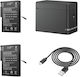 Akaso Batteries 2 Pcs 3 Slot Charger Akaso360