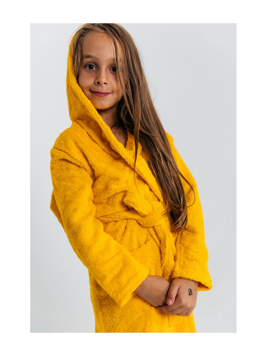 Belotex Kids Hooded Bathrobe Yellow