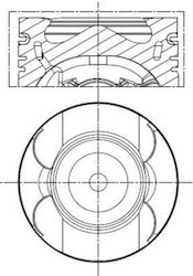Piston Mahle 001 Pi 00189 000 Piston Mahle 001 Pi 00189 000