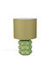 Trio Lighting Table Lamp for Socket E27 with Green Shade and Base