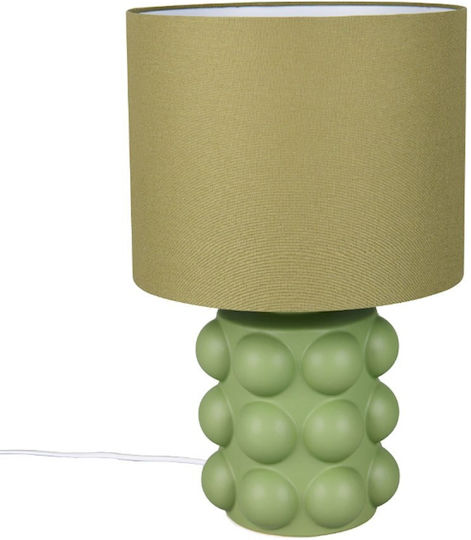 Trio Lighting Table Lamp for Socket E27 with Green Shade and Base