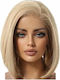 Women's Wig Full Lace 13x4 Invisible Fit Blonde High Quality Synthetic 12 Inches
