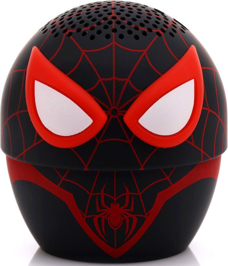Bitty Boomers Marvel: Miles Morales Ηχείο Bluetooth με Διάρκεια Μπαταρίας έως 4 ώρες Μαύρο