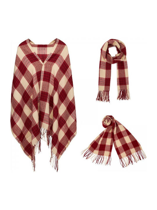 Women's Wool Scarf Red