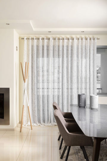 Mattex Κουρτίνα Παραθύρου με Τρουκς Γκρι 200x280εκ.