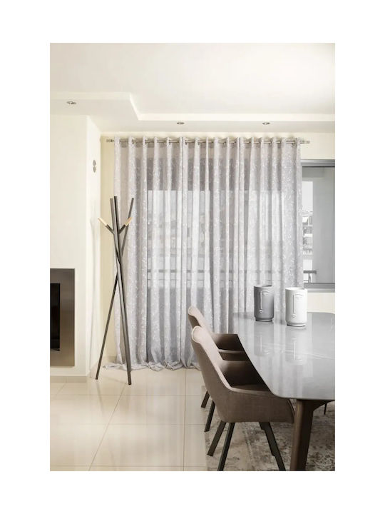 Mattex Κουρτίνα Παραθύρου με Τρουκς Γκρι 200x280εκ.